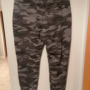 Gray Camo Crop Jeans